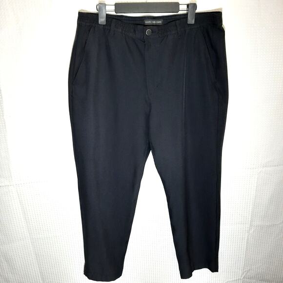 Marc New York 38x30 Pants Men’s Blue Chino Straight Fit Stretch Poly Spandex - Picture 1 of 6